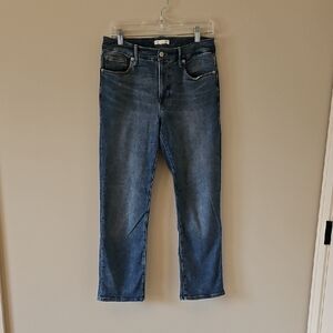 Good American Women's Blue Ankle Jeans